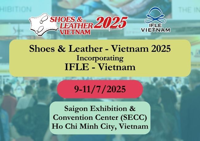Shoe machinery expo, footwear material fair, leather fair, footwear products fair in Vietnam